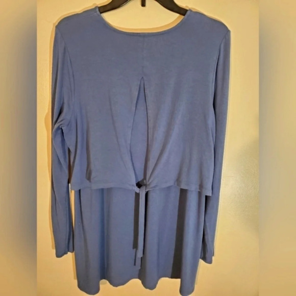 J. Jill wearever collection M teal blue tie back - Picture 1 of 4